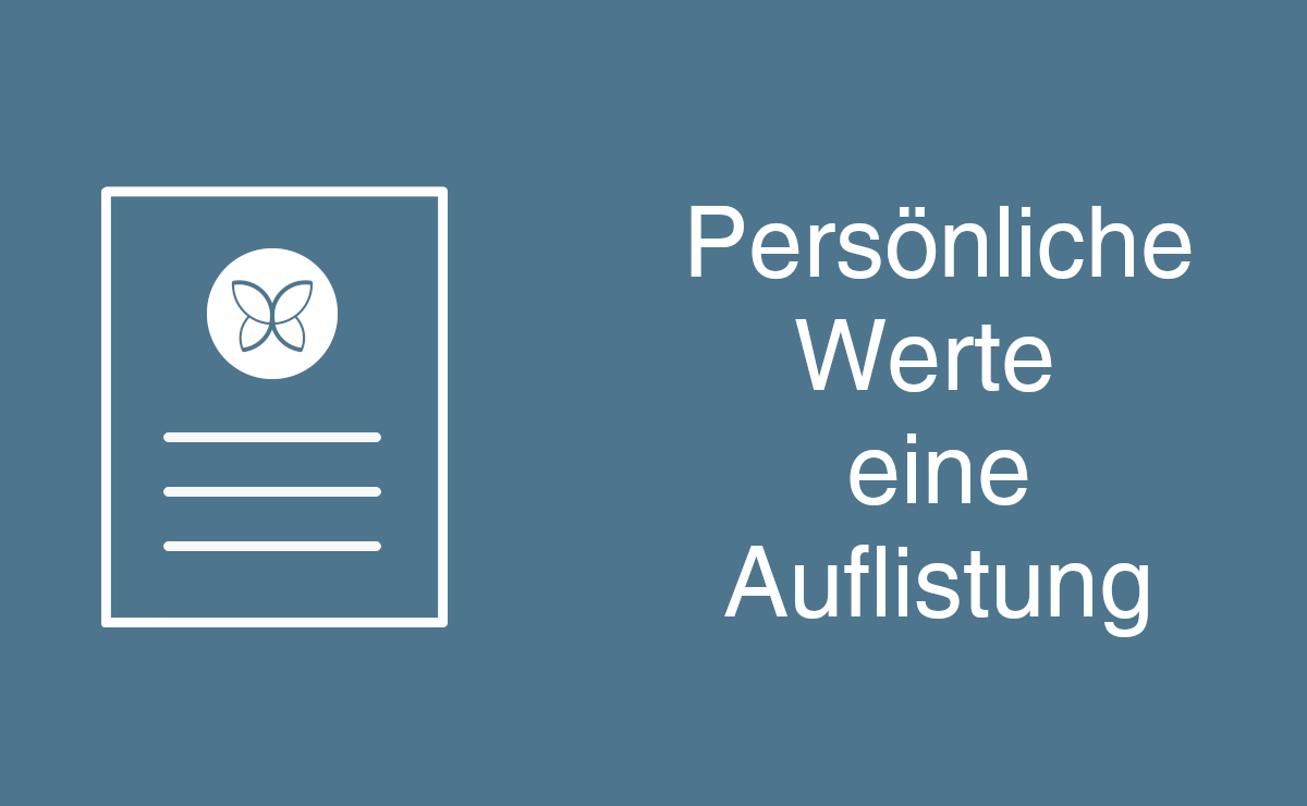 Persönliche Werte